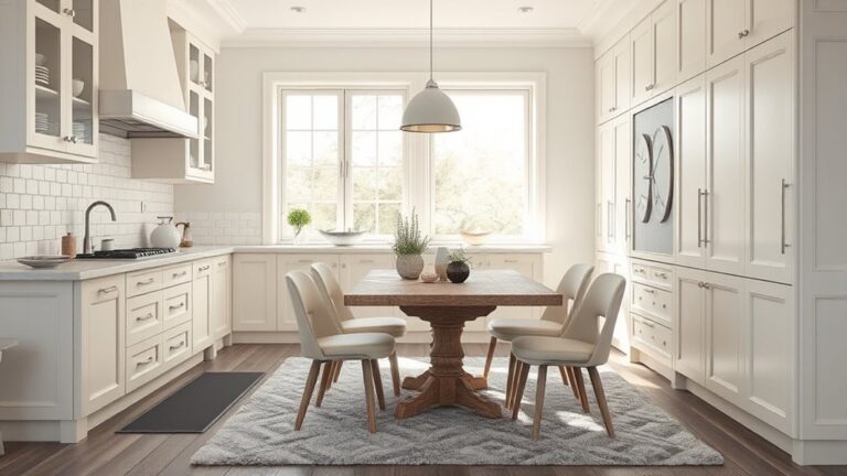 stylish cream and grey kitchens