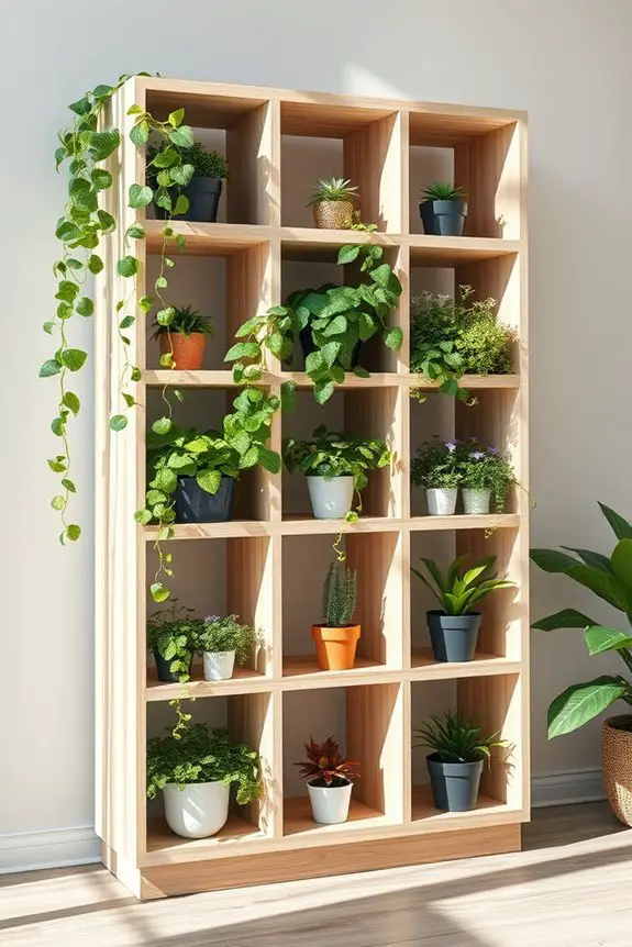 stylish cube garden integration