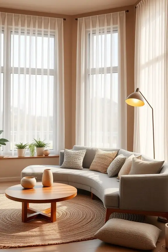 stylish curtains and blinds