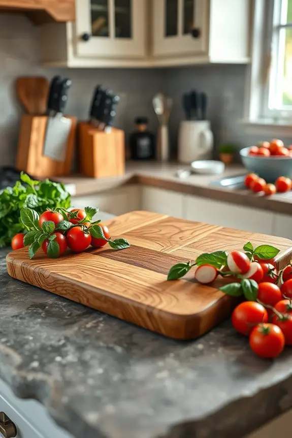 stylish cutting board displays