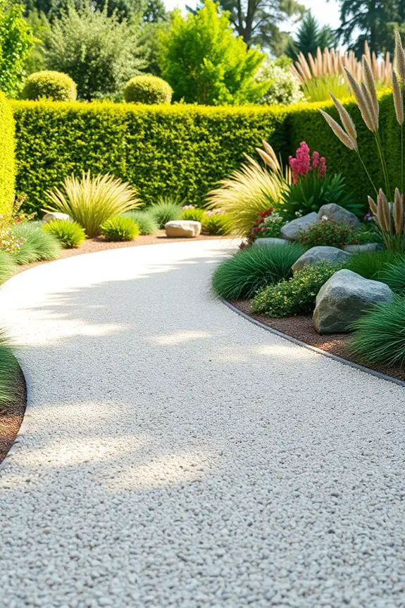stylish decorative gravel driveways