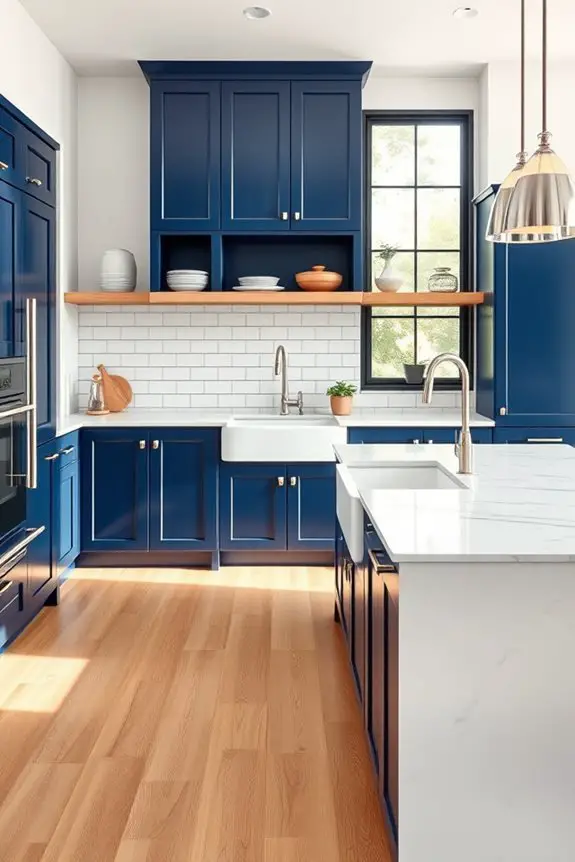 stylish deep indigo storage