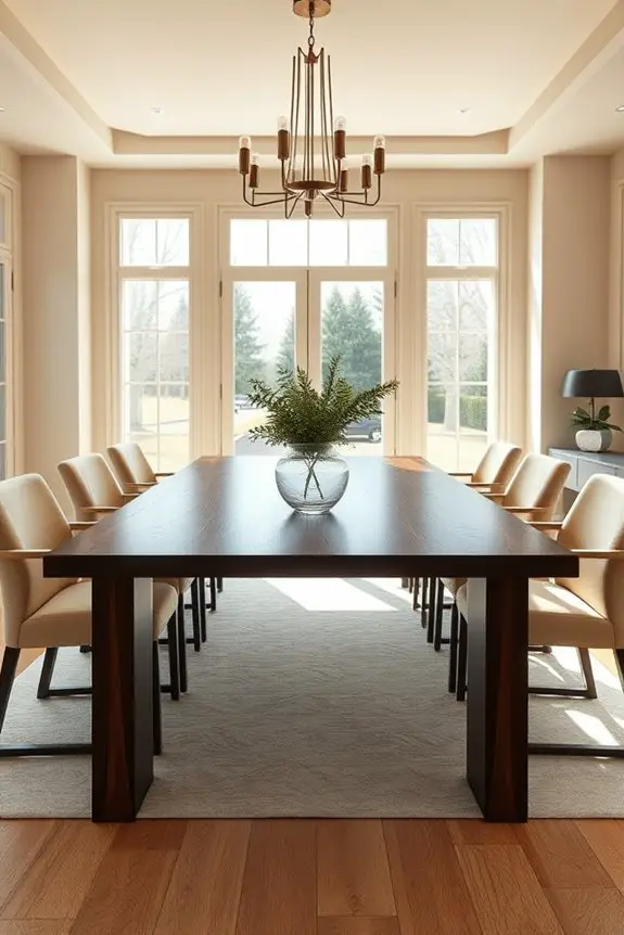 stylish dining table selection