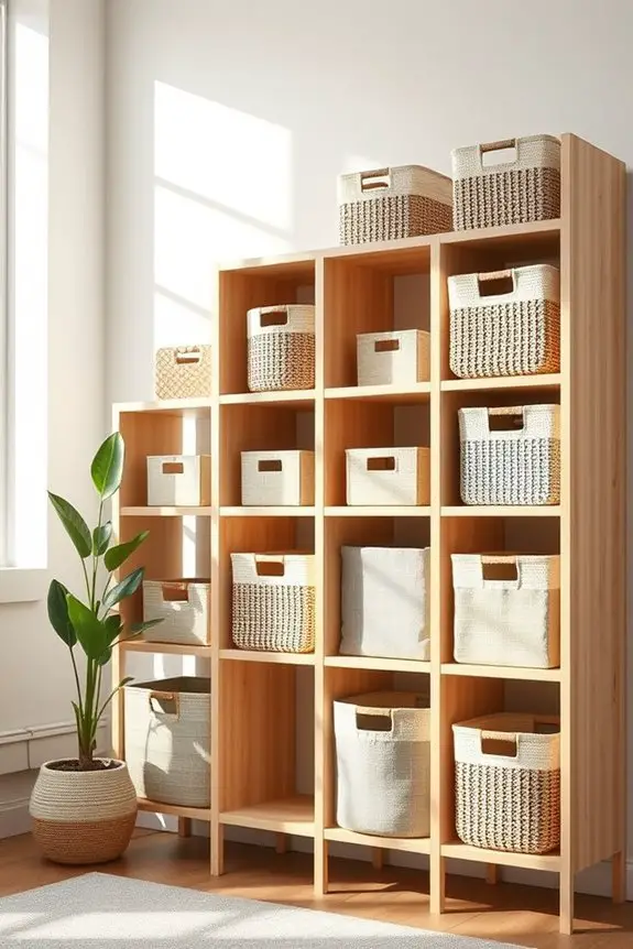 stylish diy cube storage