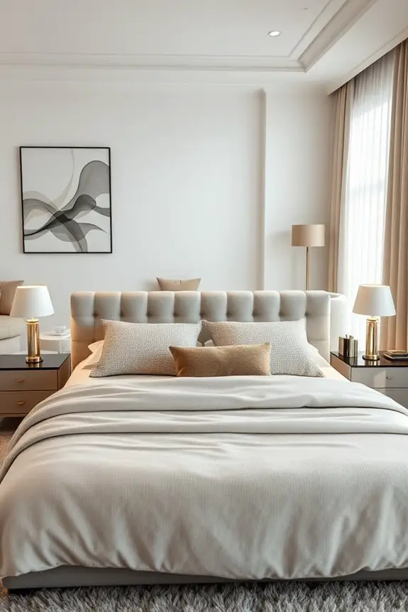 stylish duplex bedroom arrangements
