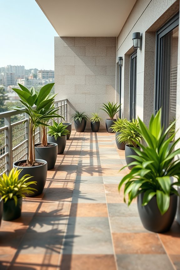 stylish durable balcony flooring
