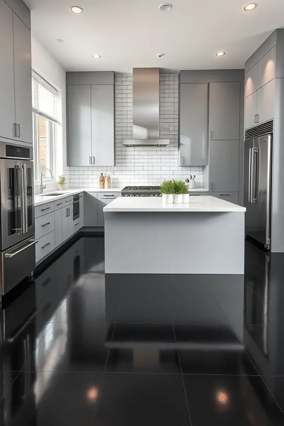 stylish durable black vinyl