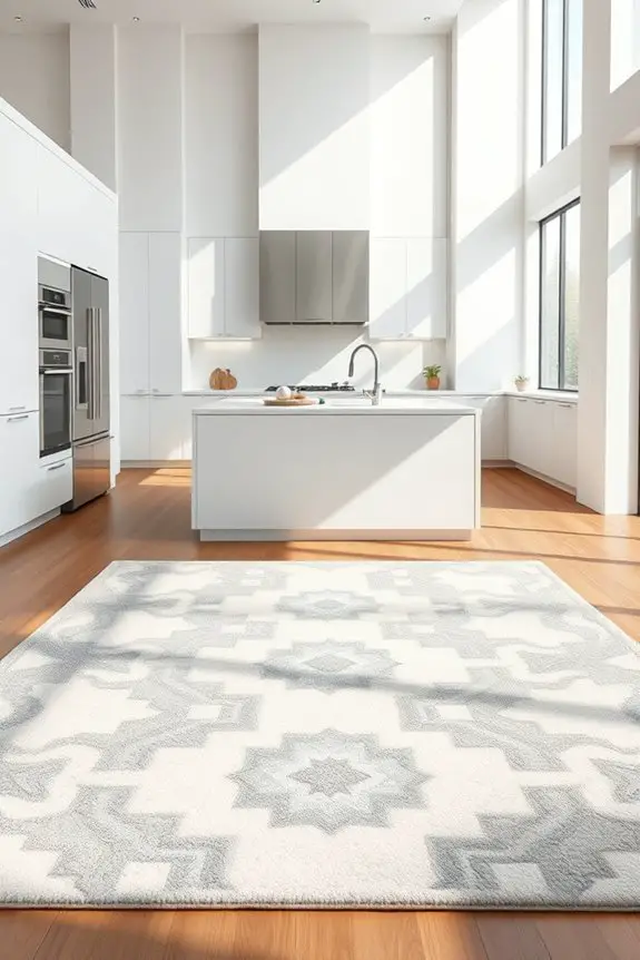 stylish durable kitchen rugs