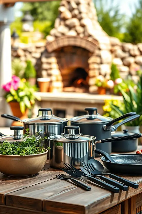 stylish durable outdoor cookware