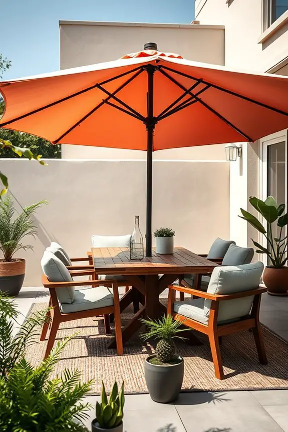 stylish durable outdoor umbrellas