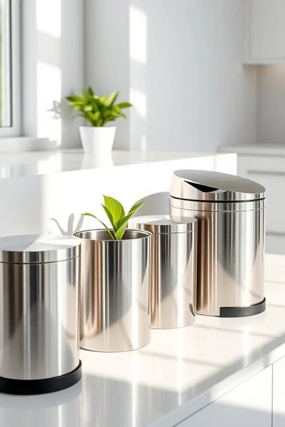 stylish durable space saving dustbins
