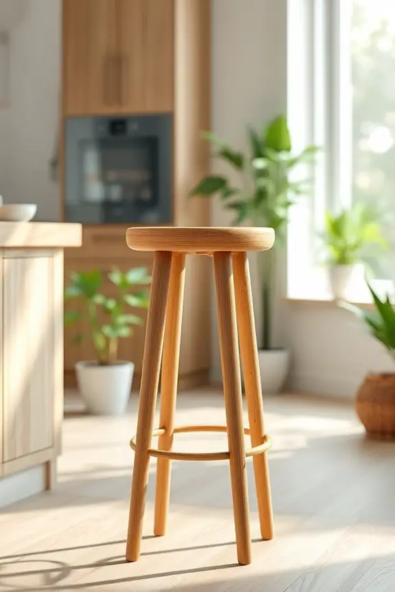 stylish eco friendly bamboo stools
