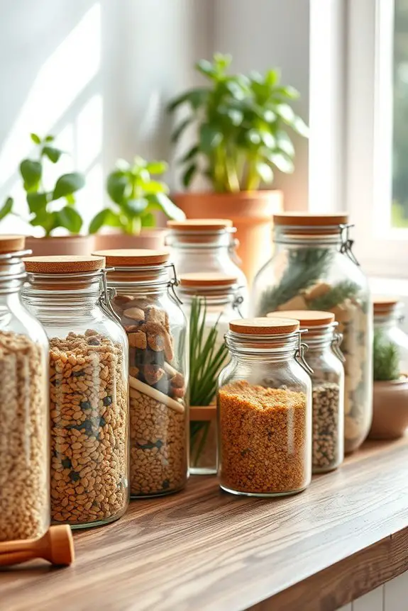 stylish eco friendly kitchen storage