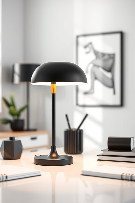 stylish energy efficient desk lighting