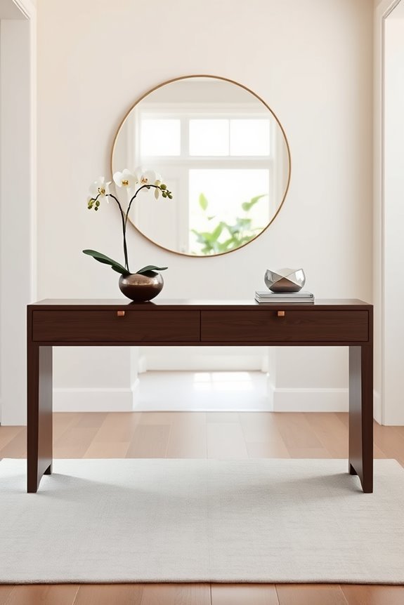 stylish entryway console table