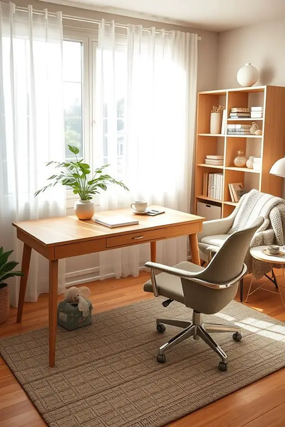 stylish ergonomic home office