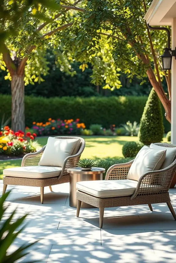 stylish ergonomic outdoor seating