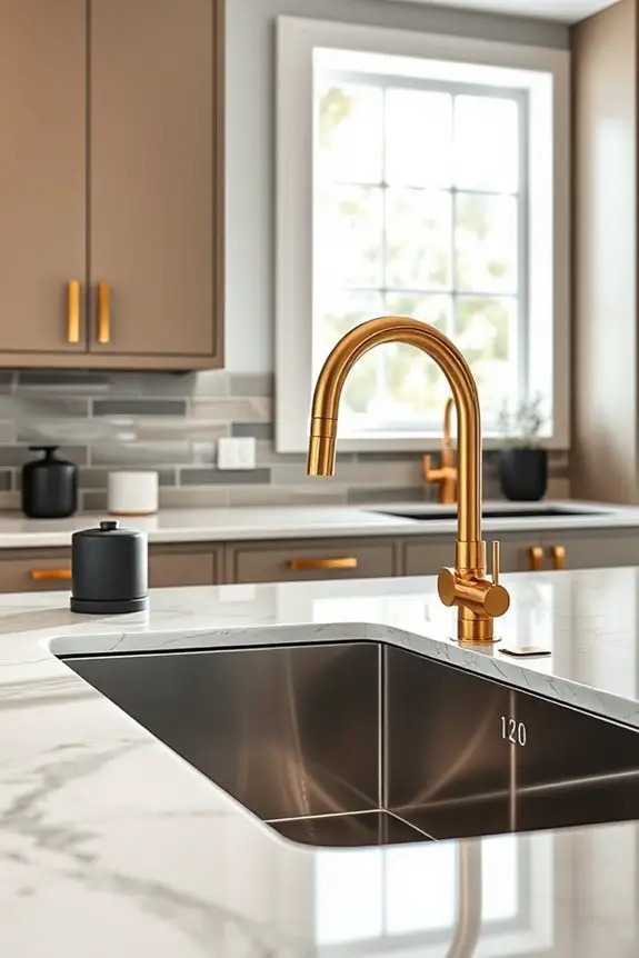stylish faucets and sinks