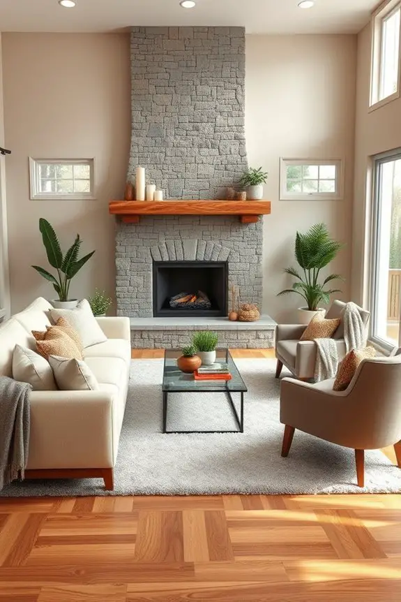 stylish fireplace design elements