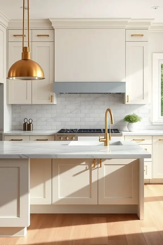 stylish fixtures elevate kitchen