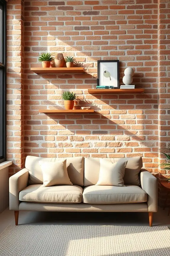 stylish floating shelf decor