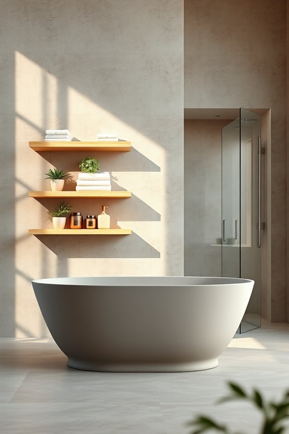 stylish floating shelves solution