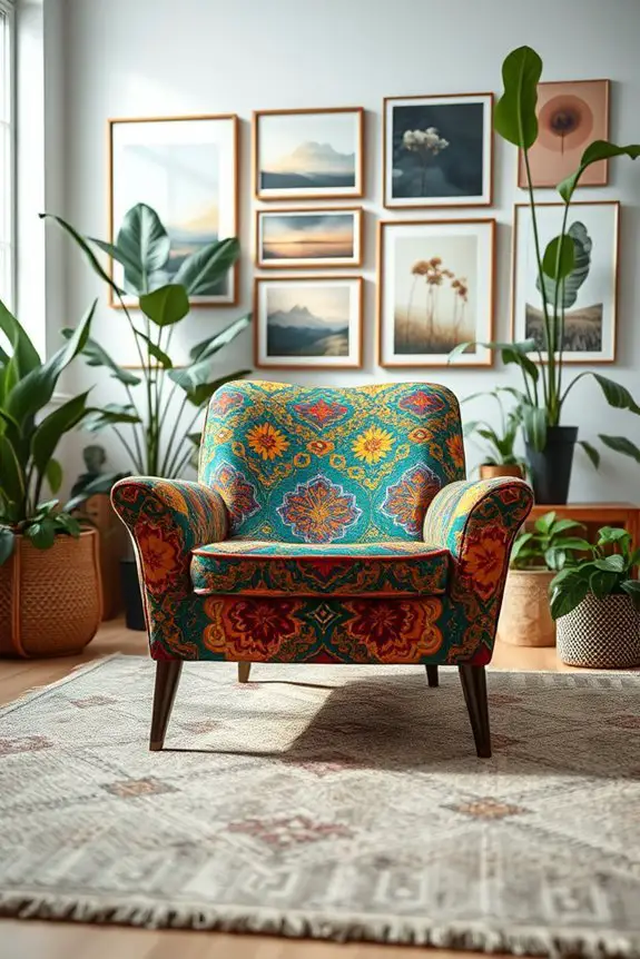 stylish focal point chair
