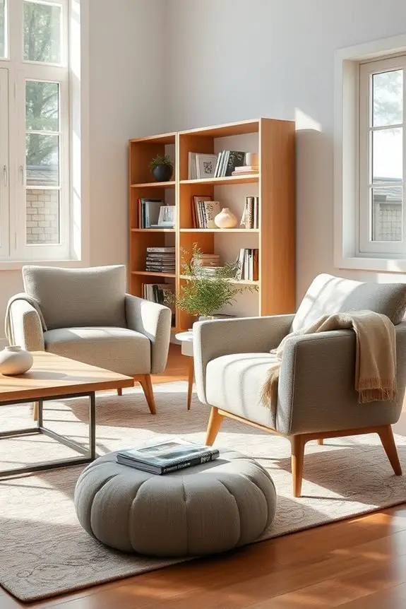 stylish functional accent seating