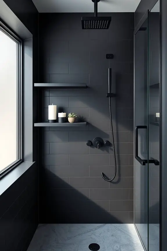 stylish functional bathroom storage