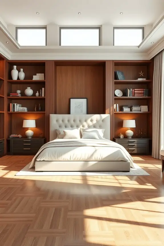 stylish functional bedroom storage