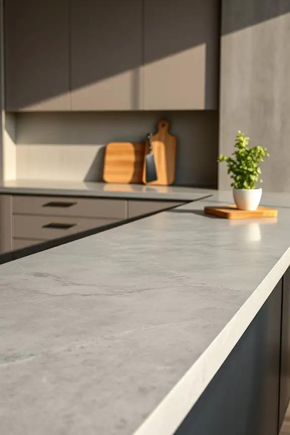 stylish functional concrete countertops