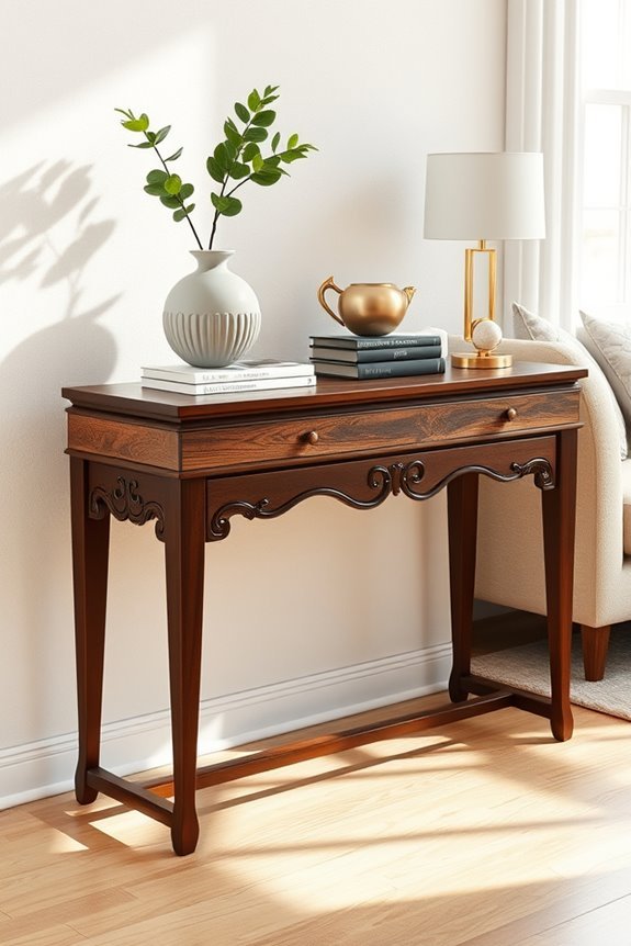 stylish functional console tables