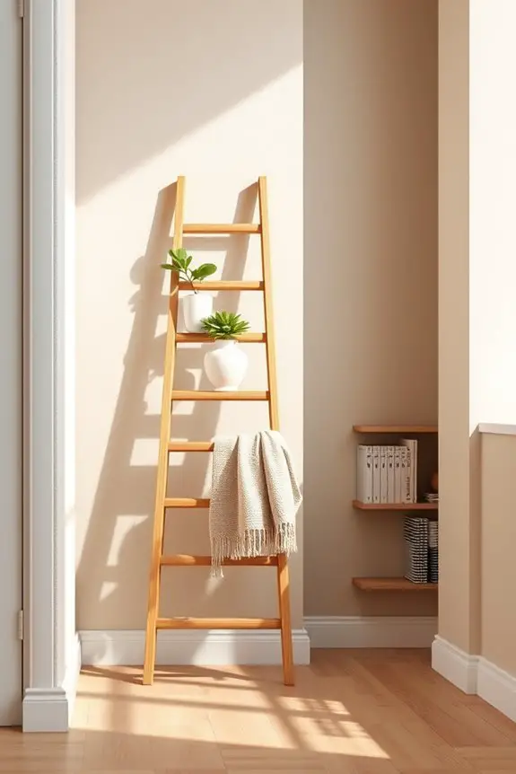 stylish functional corner ladders