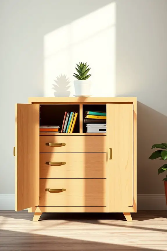 stylish functional file cabinet
