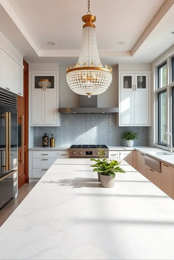 stylish functional kitchen lighting