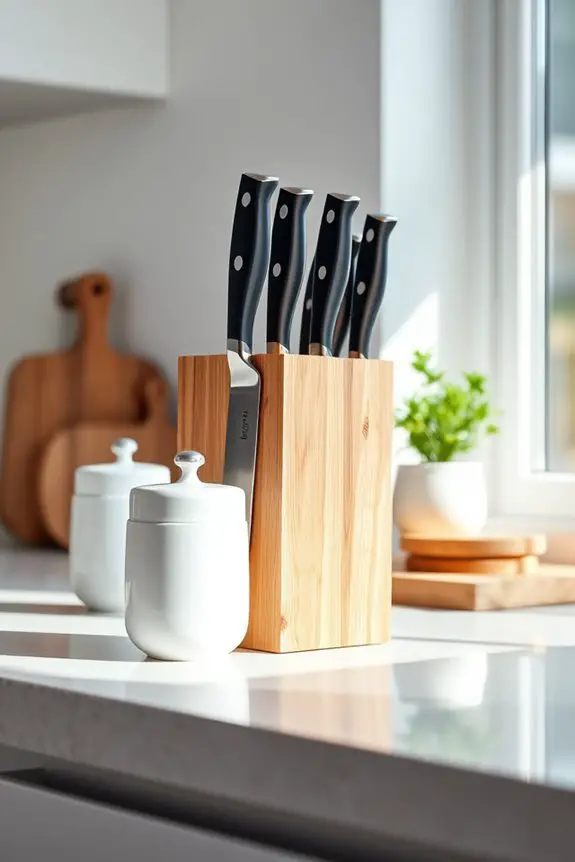 stylish functional kitchen organization