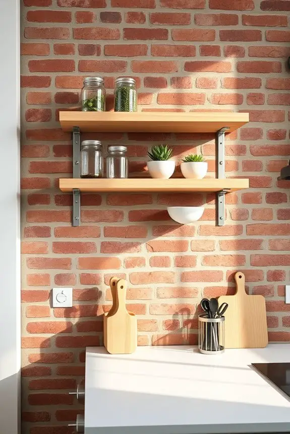 stylish functional kitchen storage