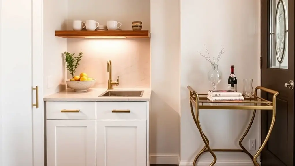 stylish functional kitchenette designs