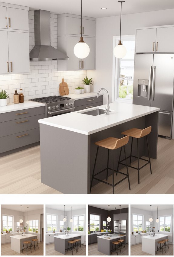stylish functional modern kitchen
