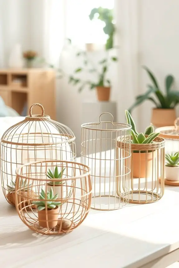 stylish functional organization baskets