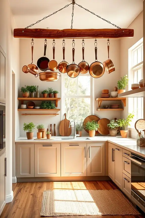 stylish functional pot storage