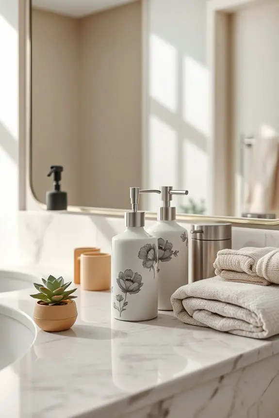 stylish functional soap dispensers