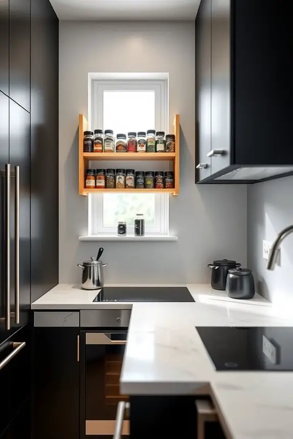 stylish functional spice organization