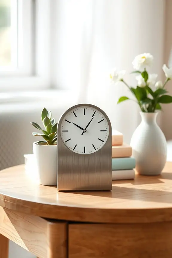 stylish functional tabletop clocks