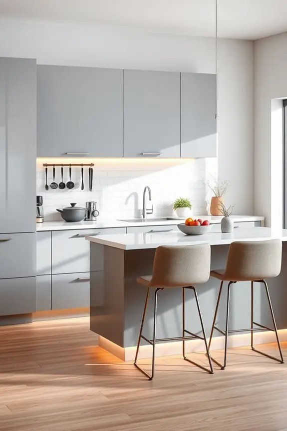 stylish functional under cabinet lighting