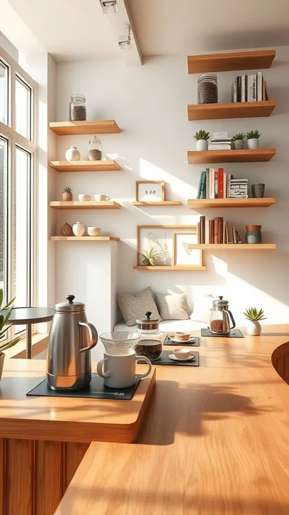 stylish functional wall storage