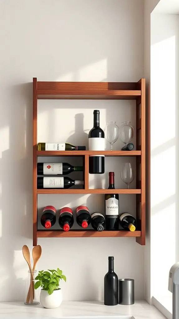 stylish functional wine storage