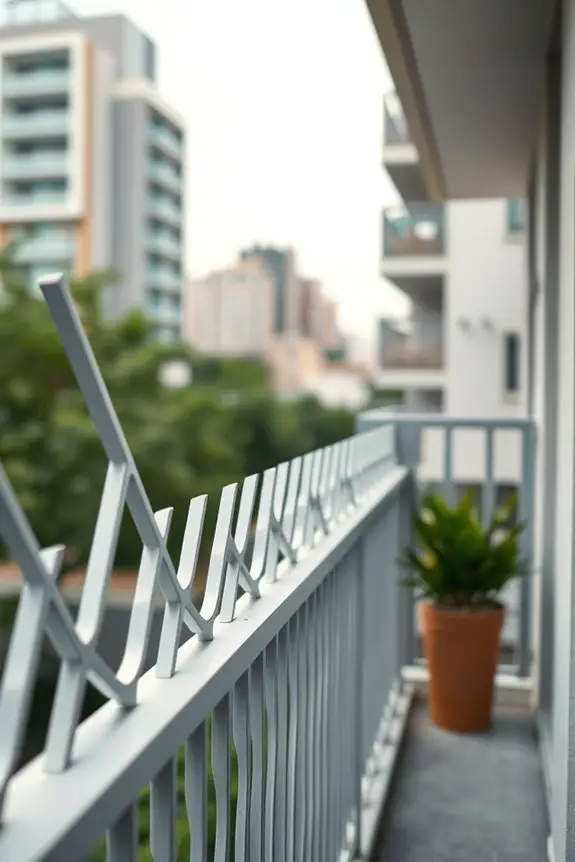 stylish geometric safety grills
