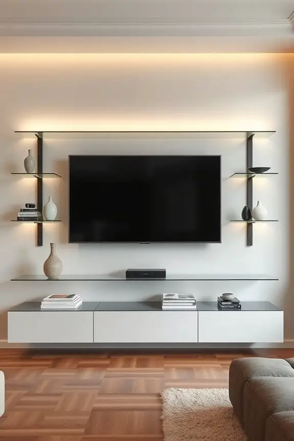 stylish glass shelving solutions