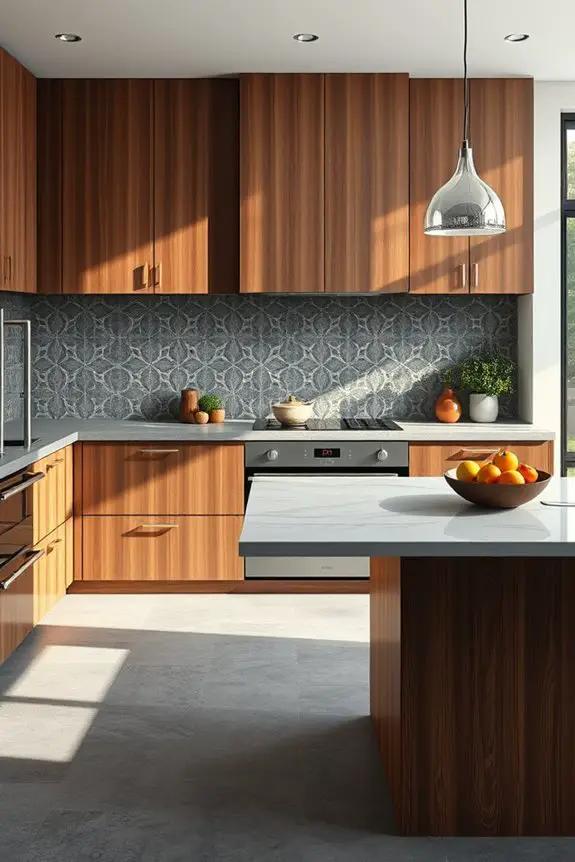 stylish gray brown tiles